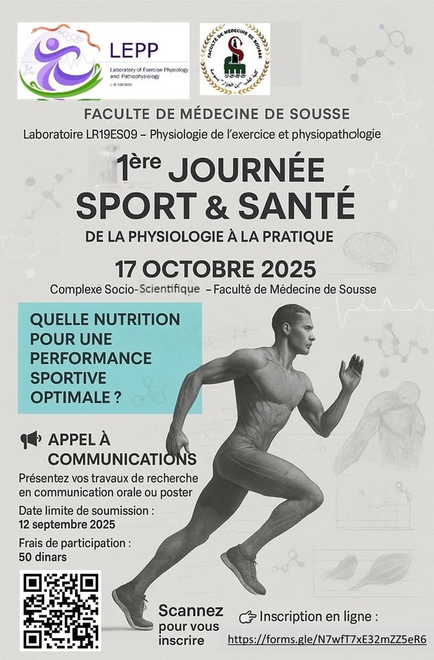 Les Journées Sport & Santé : De la Physiologie à la Pratique 1.0
