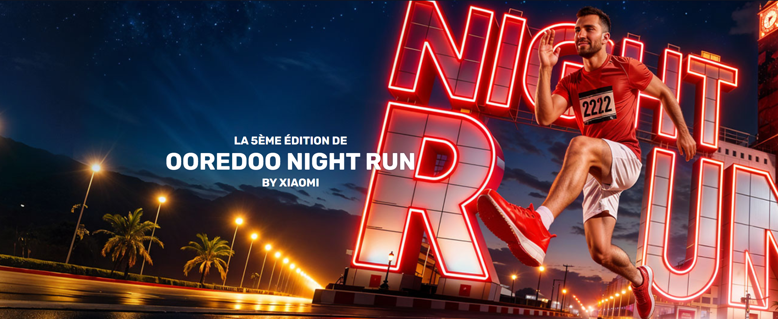 La 5ème édition de Ooredoo Night Run by Xiaomi